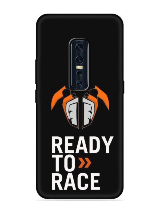 Ready To Race Embossed Soft Silicone Case for Vivo V17 Pro Zapvi