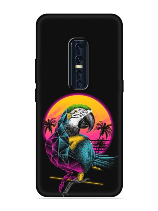 Rad Parrot Embossed Soft Silicone Case for Vivo V17 Pro