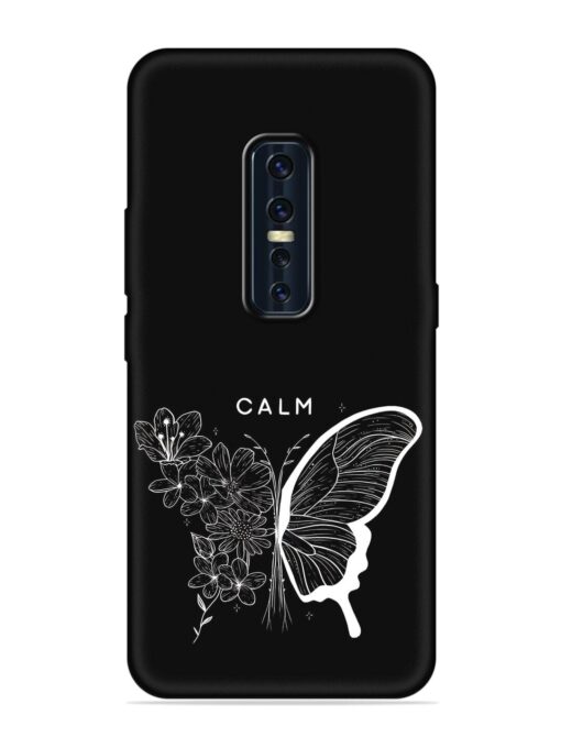 Calm Embossed Soft Silicone Case for Vivo V17 Pro Zapvi