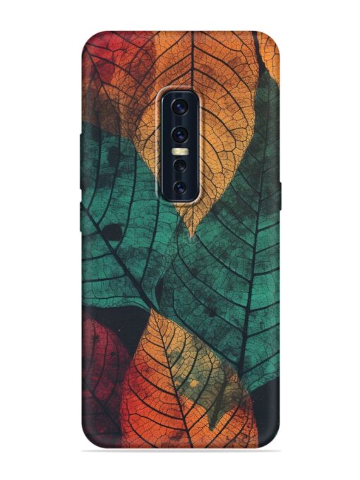 Leaves Artwork Embossed Soft Silicone Case for Vivo V17 Pro Zapvi