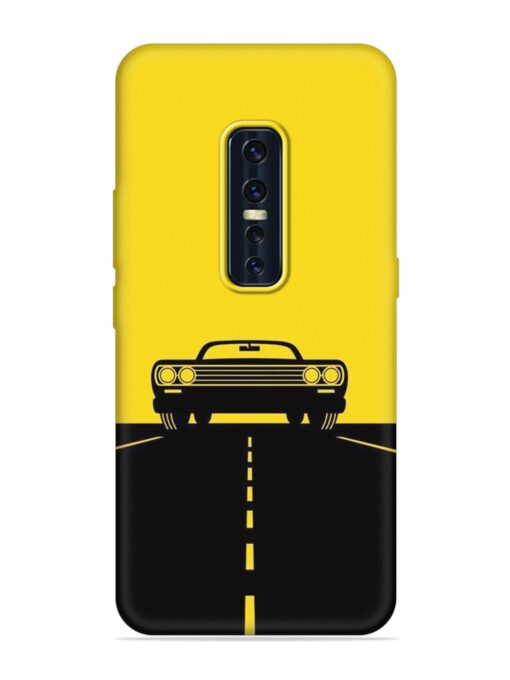 Classic Car Embossed Soft Silicone Case for Vivo V17 Pro Zapvi