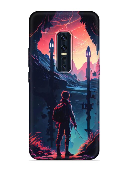 Cgs Artwork Embossed Soft Silicone Case for Vivo V17 Pro Zapvi