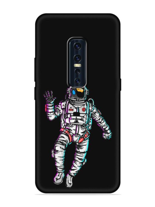 Spaceman Embossed Soft Silicone Case for Vivo V17 Pro Zapvi