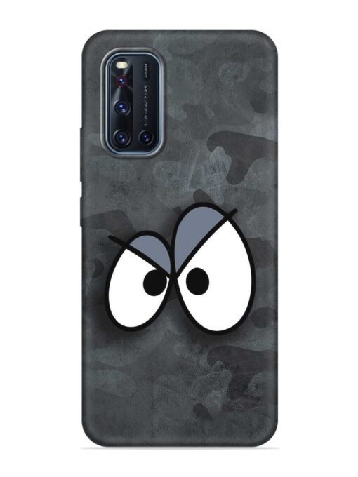 Big Eyes Night Mode Embossed Soft Silicone Case for Vivo V19 Zapvi