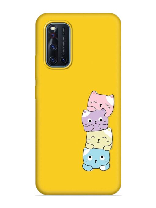 Cartoon Anime Embossed Soft Silicone Case for Vivo V19 Zapvi