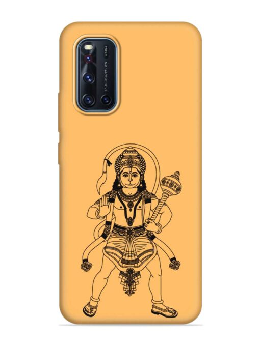 Indian God Hanuman Embossed Soft Silicone Case for Vivo V19 Zapvi