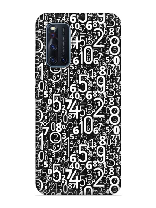 Many Numbers Different Embossed Soft Silicone Case for Vivo V19 Zapvi