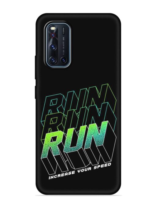 Run Embossed Soft Silicone Case for Vivo V19 Zapvi