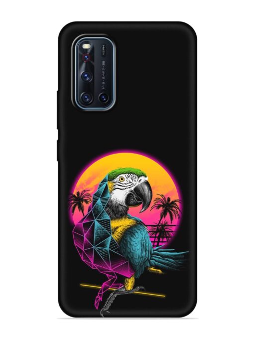 Rad Parrot Embossed Soft Silicone Case for Vivo V19 Zapvi