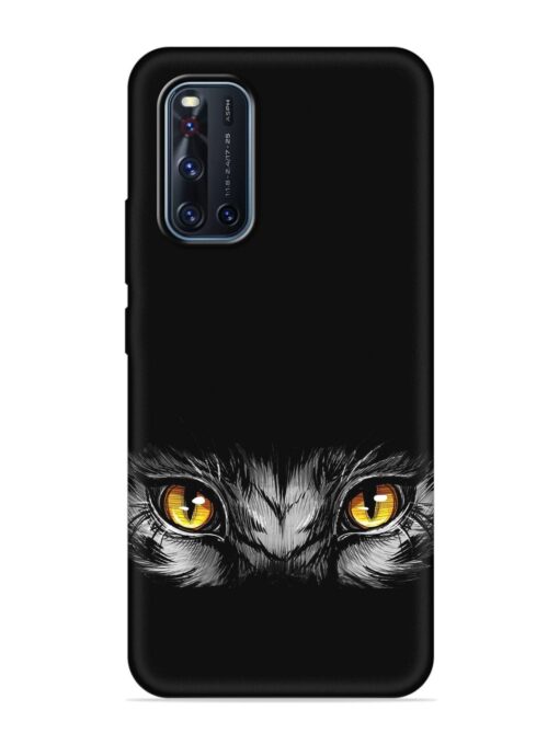 Scary Eye Embossed Soft Silicone Case for Vivo V19 Zapvi