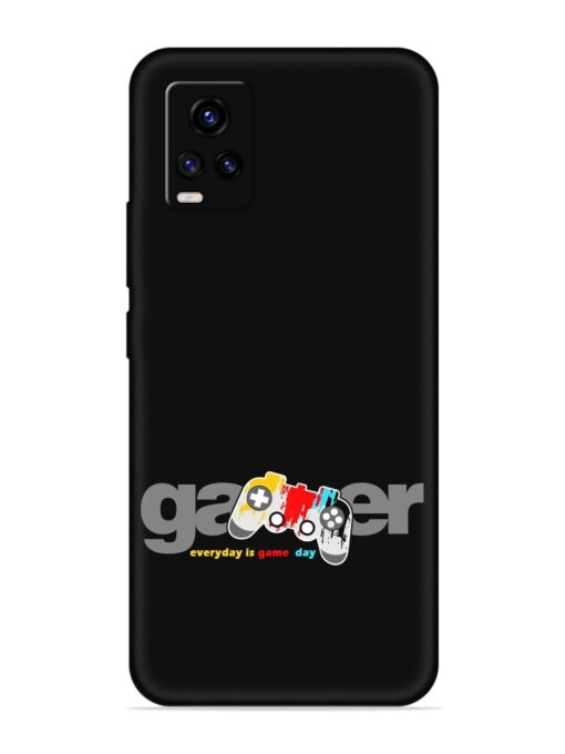 Gamer Everyday Game Embossed Soft Silicone Case for Vivo V20 Zapvi