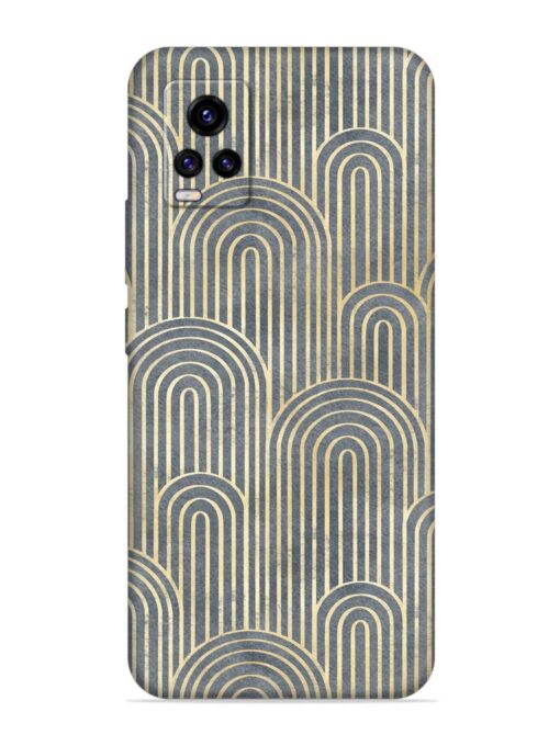 Art Deco Style Embossed Soft Silicone Case for Vivo V20 Zapvi