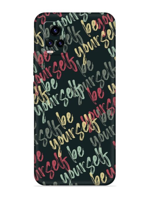 Yourself Seamless Embossed Soft Silicone Case for Vivo V20 Zapvi