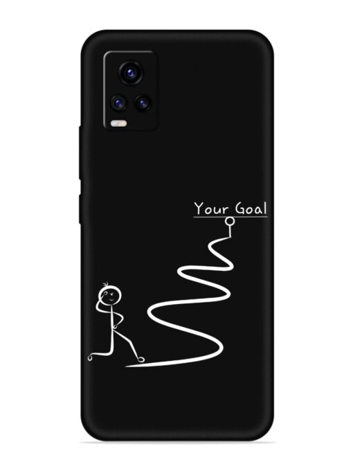 Your Goal Embossed Soft Silicone Case for Vivo V20 Zapvi