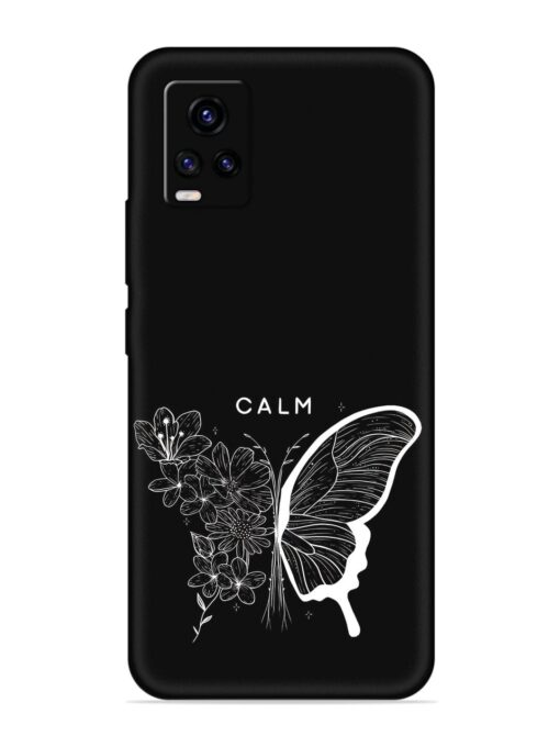 Calm Embossed Soft Silicone Case for Vivo V20 Zapvi