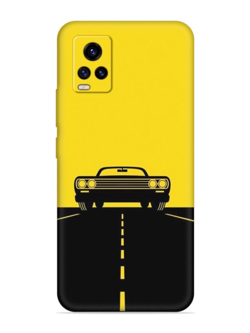 Classic Car Embossed Soft Silicone Case for Vivo V20 Zapvi