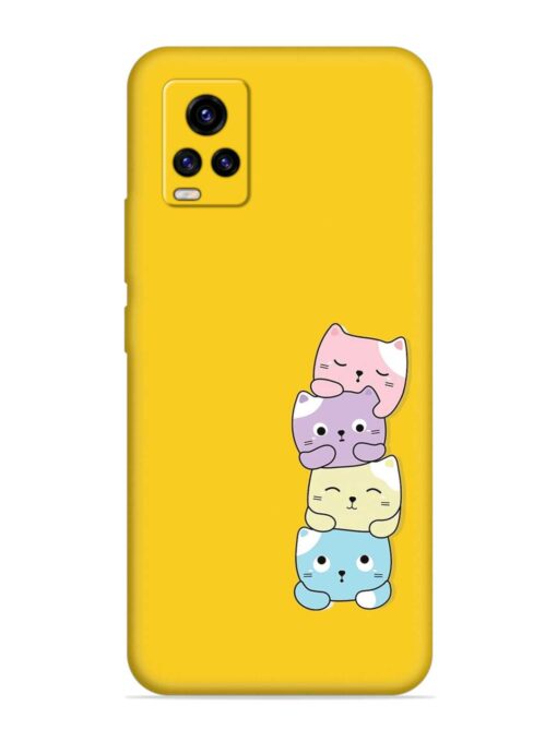 Cartoon Anime Embossed Soft Silicone Case for Vivo V20 Pro Zapvi