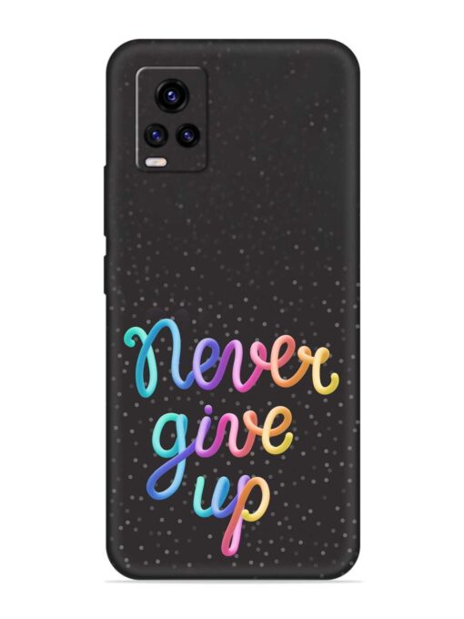 Colorful Stylized Rainbow Embossed Soft Silicone Case for Vivo V20 Pro Zapvi