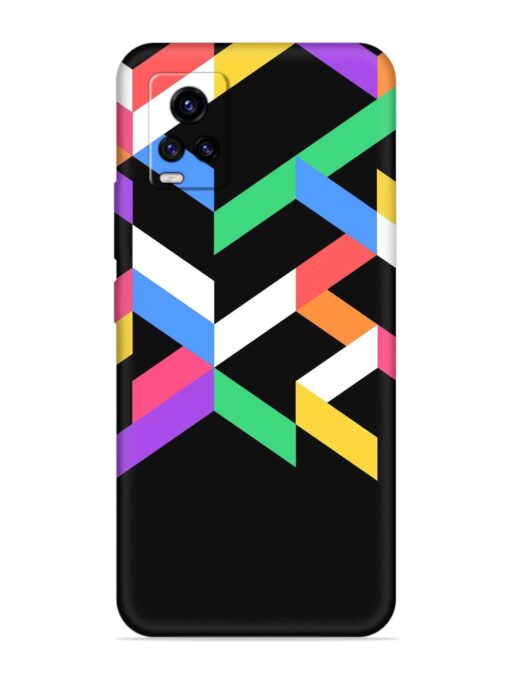 Colorshape Abstarct Embossed Soft Silicone Case for Vivo V20 Pro Zapvi