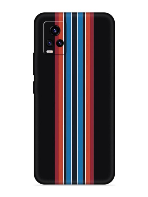 Vertical Strips Embossed Soft Silicone Case for Vivo V20 Pro Zapvi