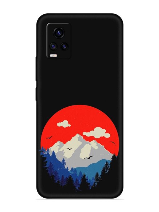 Mountain Abstract Embossed Soft Silicone Case for Vivo V20 Pro Zapvi