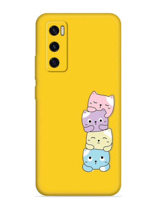 Cartoon Anime Embossed Soft Silicone Case for Vivo V20 Se Zapvi