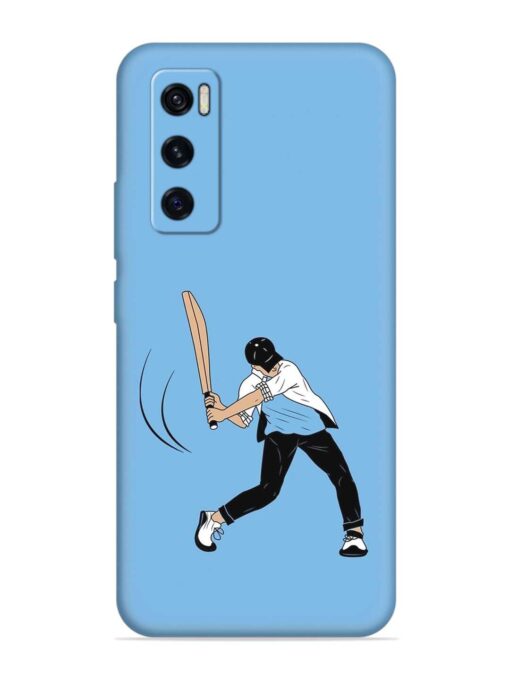 Cricket Gully Boy Embossed Soft Silicone Case for Vivo V20 Se Zapvi