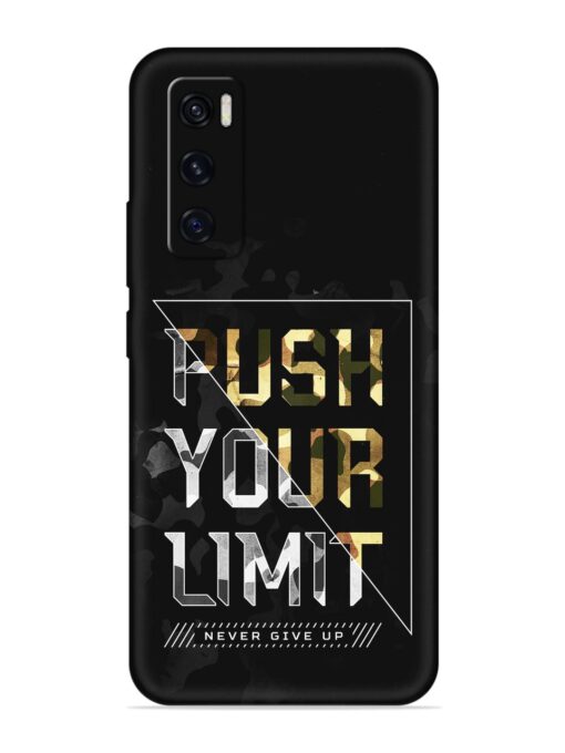 Push Your Limits Embossed Soft Silicone Case for Vivo V20 Se Zapvi