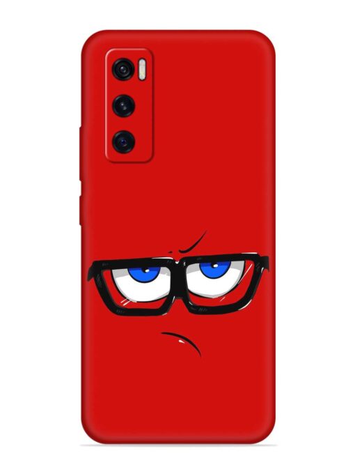 Rad Angry Face Embossed Soft Silicone Case for Vivo V20 Se Zapvi