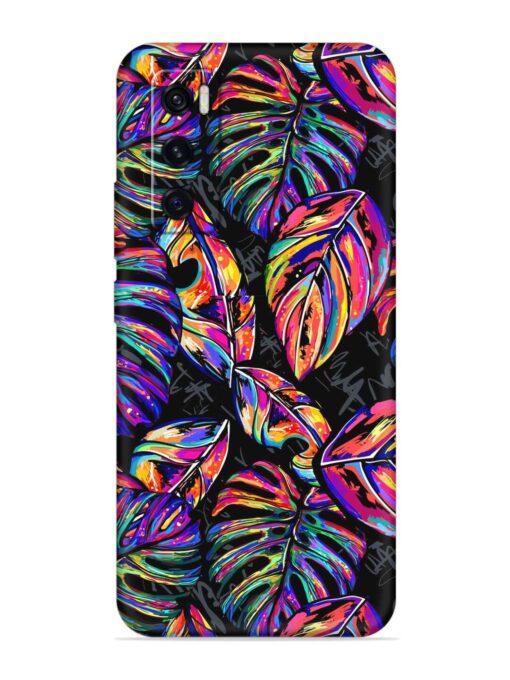 Tropical Seamless Vector Embossed Soft Silicone Case for Vivo V20 Se Zapvi