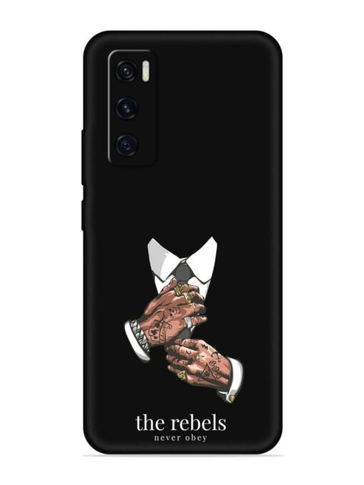 Rebels Slogan Man Embossed Soft Silicone Case for Vivo V20 Se Zapvi