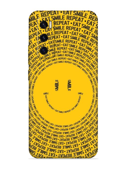 Smiley Embossed Soft Silicone Case for Vivo V20 Se Zapvi