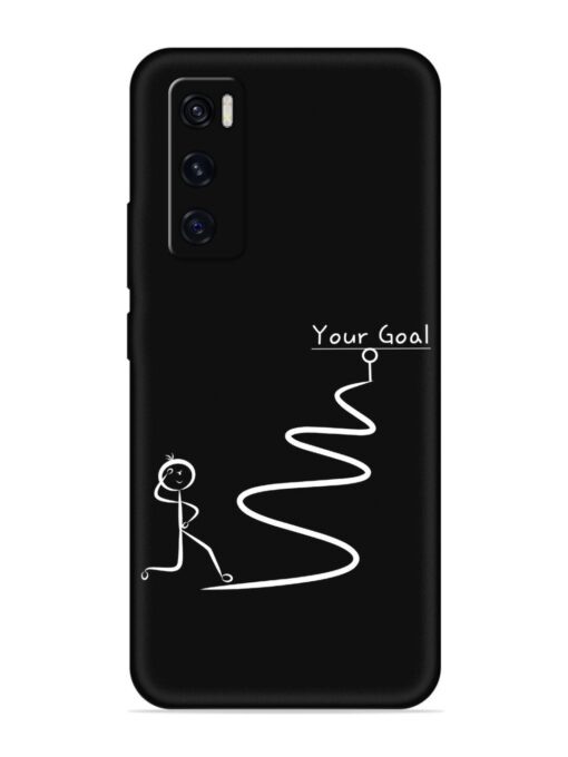 Your Goal Embossed Soft Silicone Case for Vivo V20 Se Zapvi