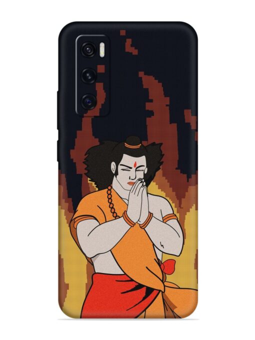 Shree Ram Vector Embossed Soft Silicone Case for Vivo V20 Se Zapvi