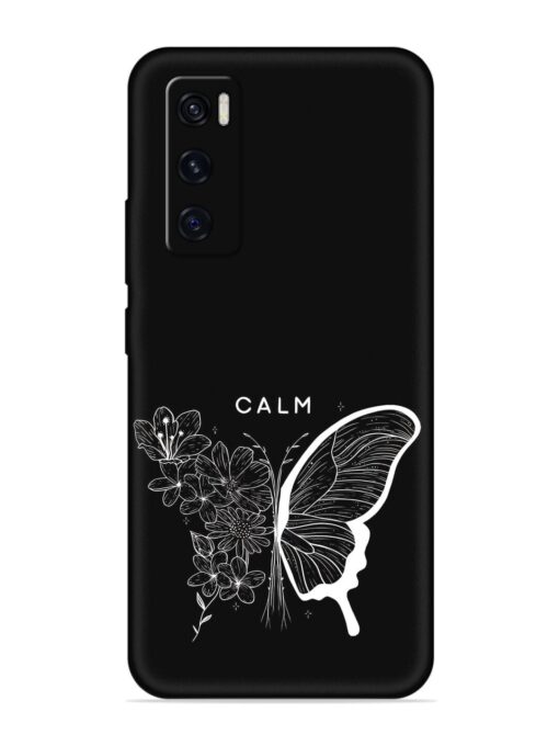 Calm Embossed Soft Silicone Case for Vivo V20 Se Zapvi