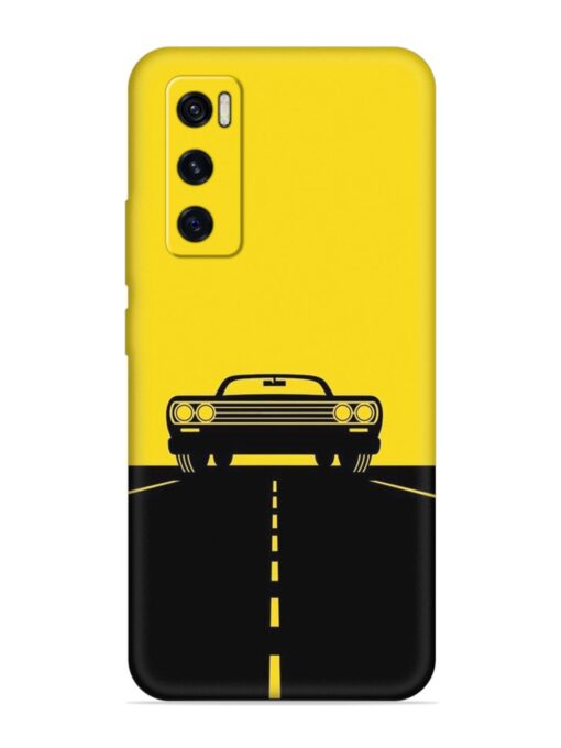 Classic Car Embossed Soft Silicone Case for Vivo V20 Se Zapvi