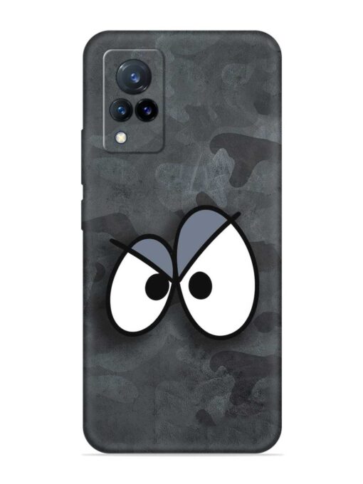 Big Eyes Night Mode Embossed Soft Silicone Case for Vivo V21 (5G) Zapvi