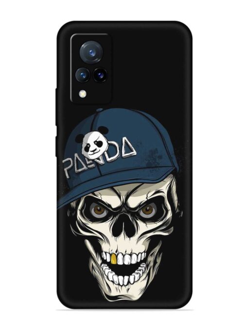 Panda Skull Embossed Soft Silicone Case for Vivo V21 (5G)