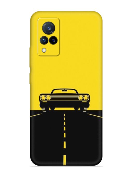 Classic Car Embossed Soft Silicone Case for Vivo V21 (5G)