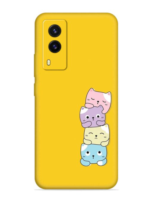 Cartoon Anime Embossed Soft Silicone Case for Vivo V21E (5G) Zapvi