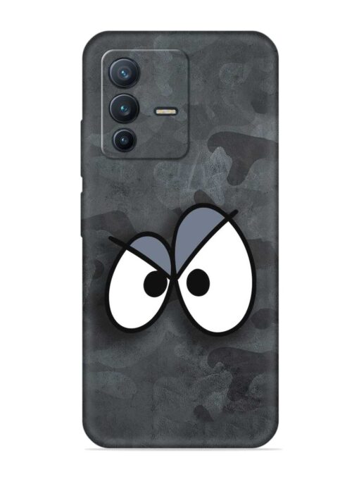 Big Eyes Night Mode Embossed Soft Silicone Case for Vivo V23 (5G)