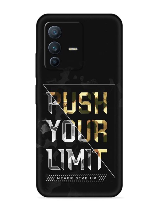 Push Your Limits Embossed Soft Silicone Case for Vivo V23 (5G) Zapvi