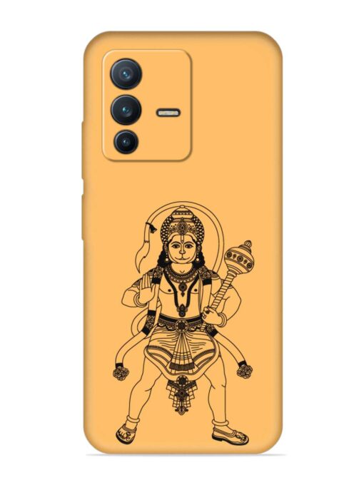 Indian God Hanuman Embossed Soft Silicone Case for Vivo V23 (5G)