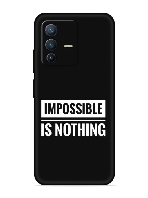 Impossible Is Nothing Embossed Soft Silicone Case for Vivo V23 (5G) Zapvi