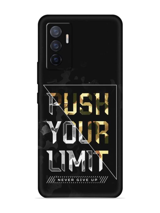 Push Your Limits Embossed Soft Silicone Case for Vivo V23E (5G)