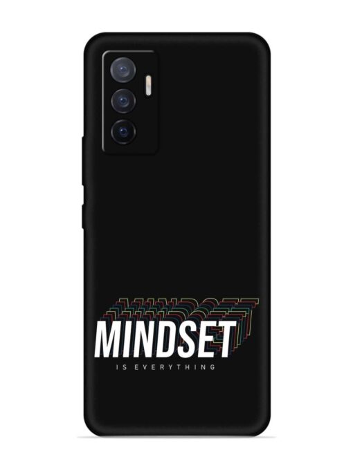 Mindset Everything Slogan Embossed Soft Silicone Case for Vivo V23E (5G)