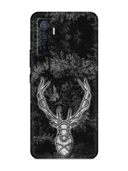 Ancient Deer Embossed Soft Silicone Case for Vivo V23E (5G) Zapvi