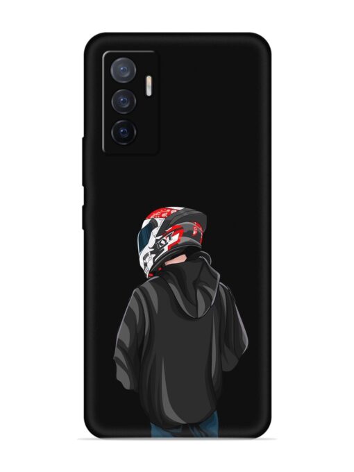 Motorcycle Rider Embossed Soft Silicone Case for Vivo V23E (5G) Zapvi