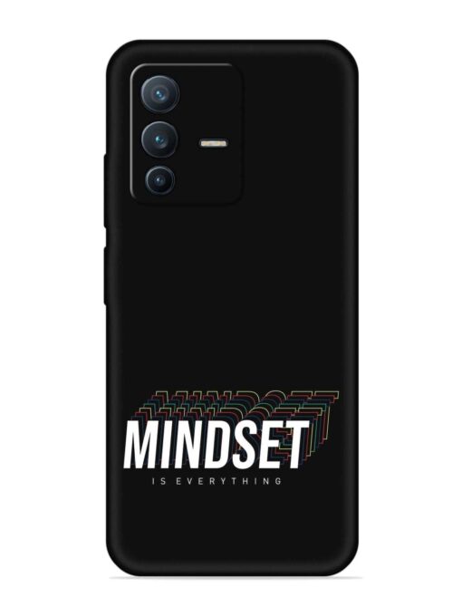 Mindset Everything Slogan Embossed Soft Silicone Case for Vivo V23 Pro (5G)