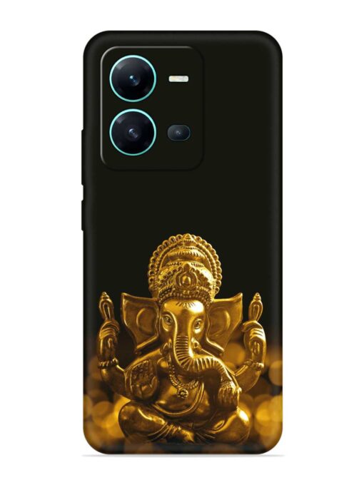 Lord Ganesha Indian Festival Embossed Soft Silicone Case for Vivo V25 (5G) Zapvi